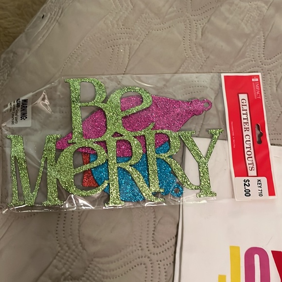 Christmas Tea Towel, Stockings and Ornament Bundle - Picture 3 of 7